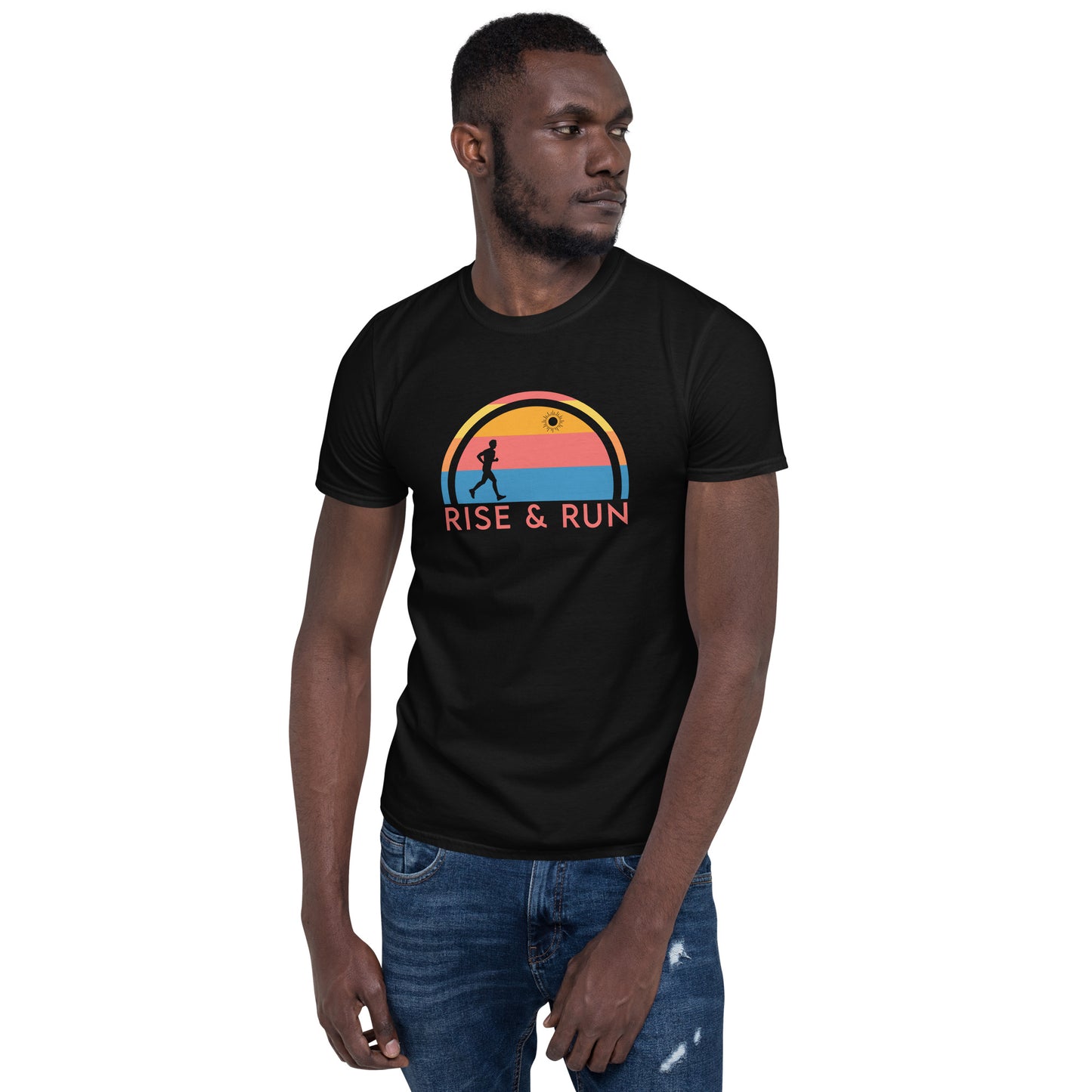 "RISE & RUN" Unisex T-Shirt