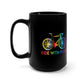 "Ride with Pride" Black Mug 15oz