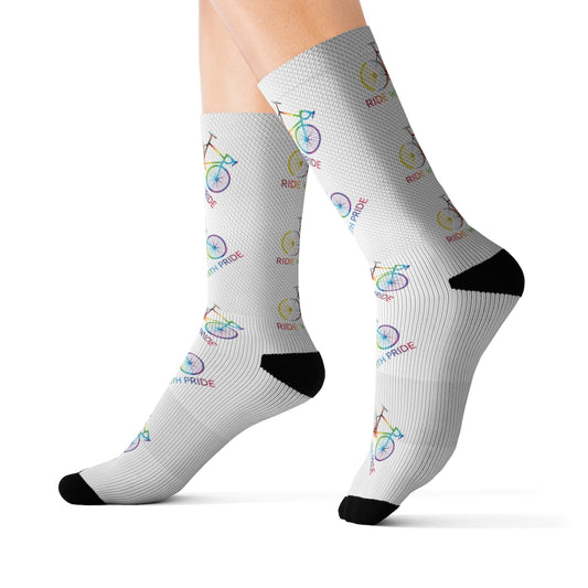 "Ride with Pride" Sublimation Socks
