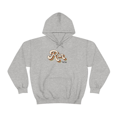 "Run Like Hell" Retro Unisex Hooded Sweatshirt