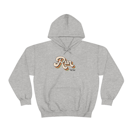 "Run Like Hell" Retro Unisex Hooded Sweatshirt