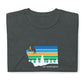 FRONT: (folded gray) Run Washington t-shirt