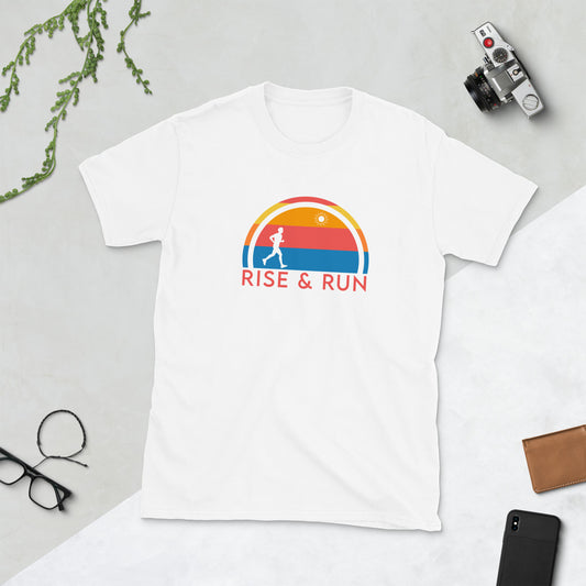"RISE & RUN" Unisex T-Shirt